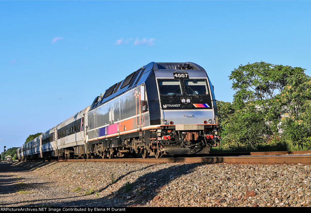 NJT 4557 on train 5739